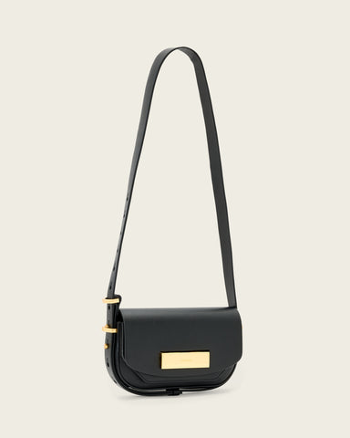 Etta Leather Satchel Crossbody Bag