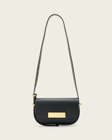 Etta Leather Satchel Crossbody Bag