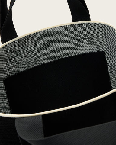 Izzy Heart Large Knitted Tote Bag