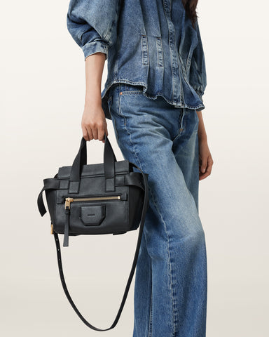 Perez Leather Mini Crossbody Bag