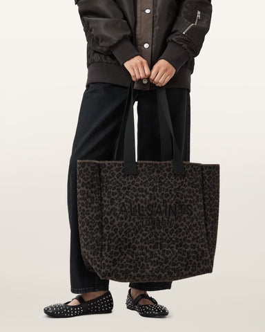 Izzy Leopard Large Tote Bag