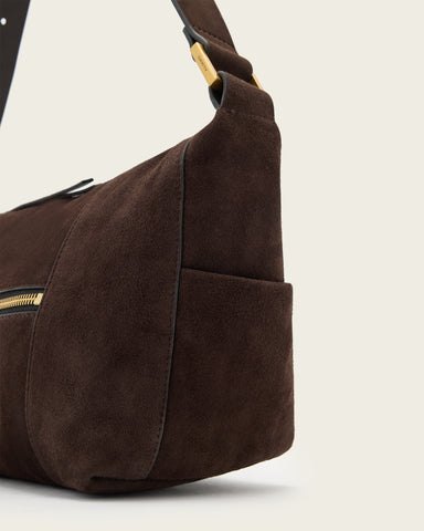Vega Suede Shoulder Bag