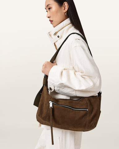 Vega Suede Shoulder Bag