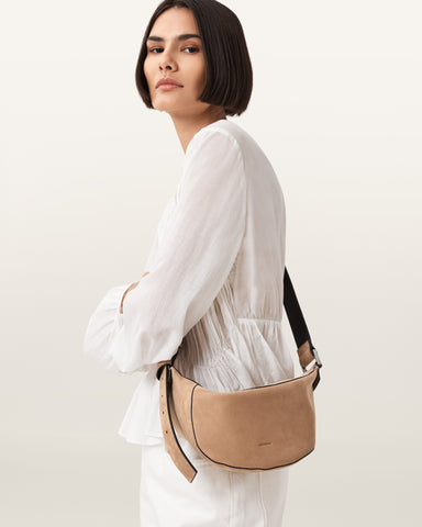 Luna Slouchy Suede Crossbody Bag