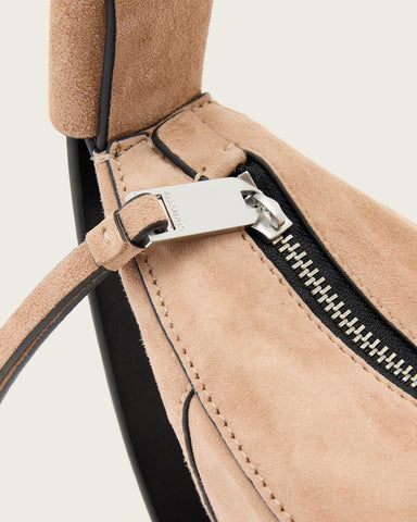 Luna Slouchy Suede Crossbody Bag