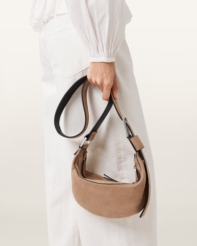 Luna Slouchy Suede Crossbody Bag