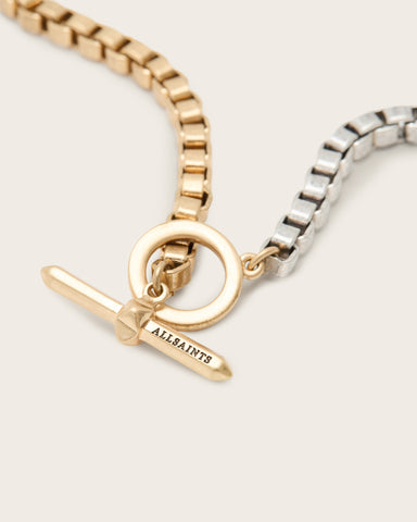 Box Two Tone Necklace