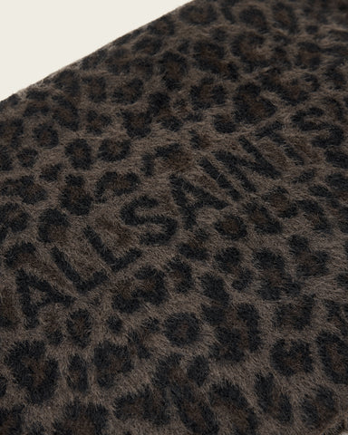 Izzy Leopard Clutch