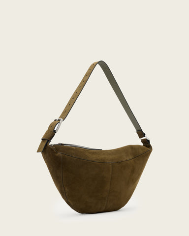 Luna Slouchy Suede Shoulder Bag