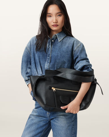 Perez Leather Shoulder Bag