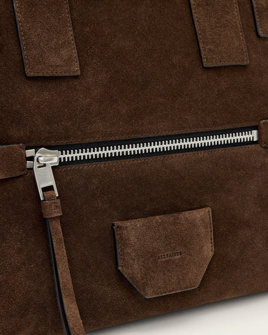 Perez Suede Shoulder Bag