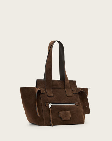 Perez Suede Shoulder Bag