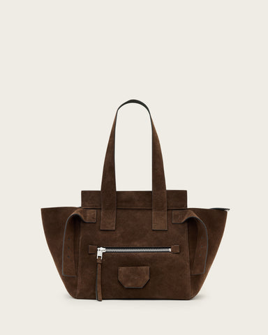 Perez Suede Shoulder Bag
