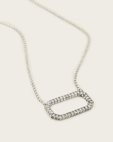 Tia Crystal Pave Necklace