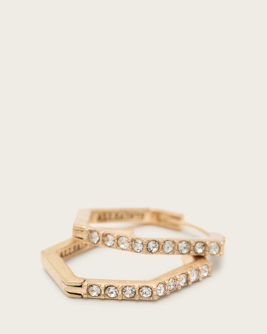 Hattie Hex Hoop Earrings
