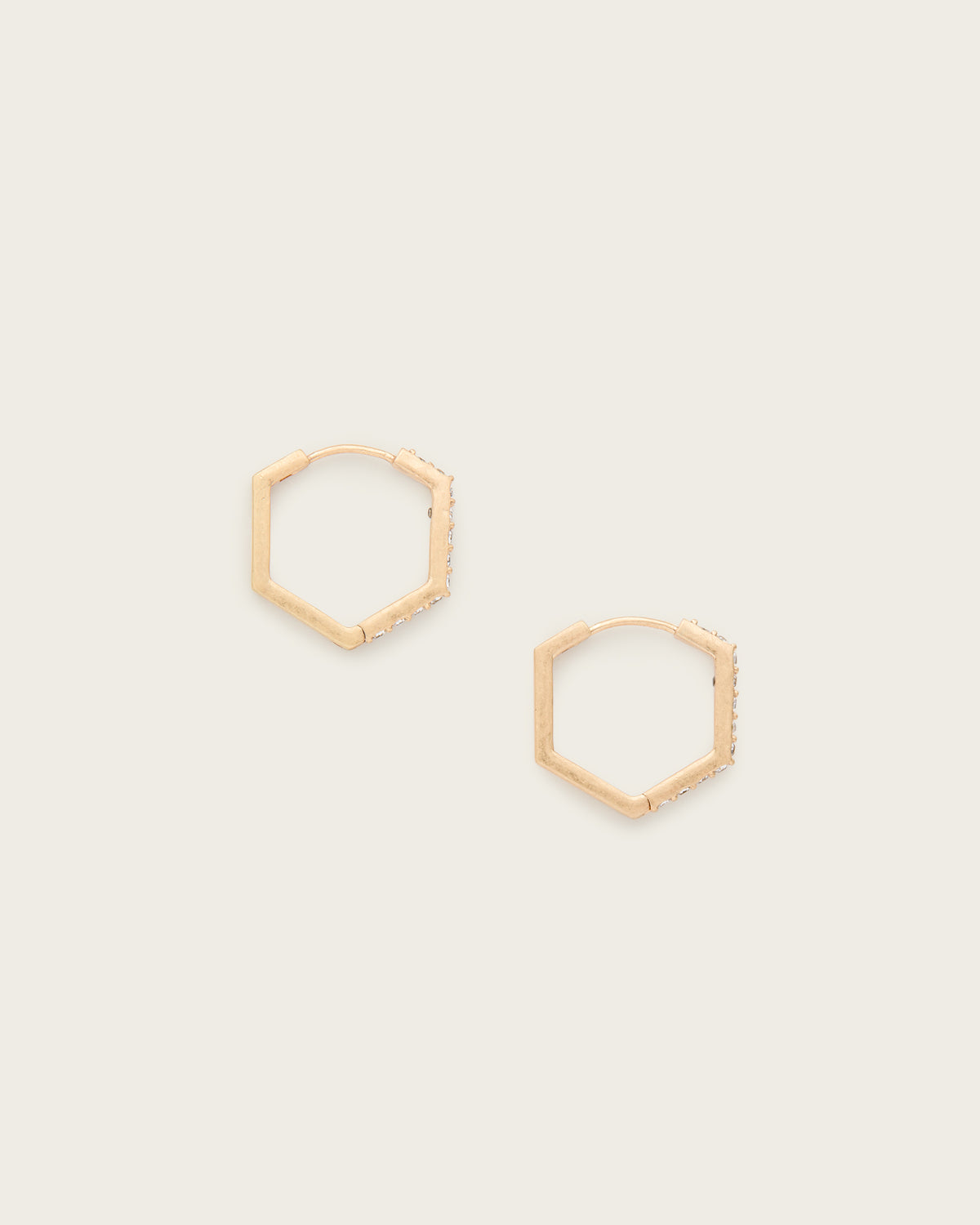 Hattie Hex Hoop Earrings