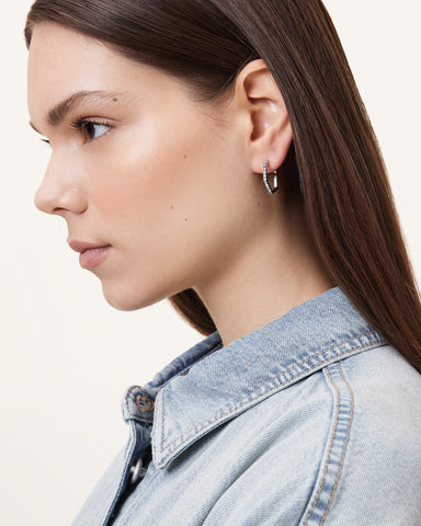 Hattie Hex Hoop Earrings