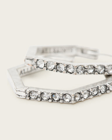 Hattie Hex Hoop Earrings