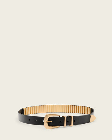 Tess Skinny Leather Belt