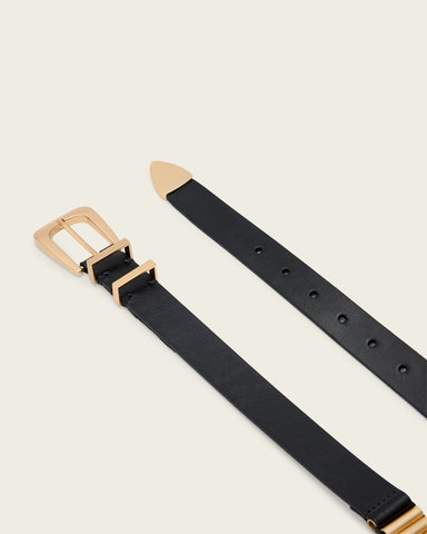 Tess Skinny Leather Belt