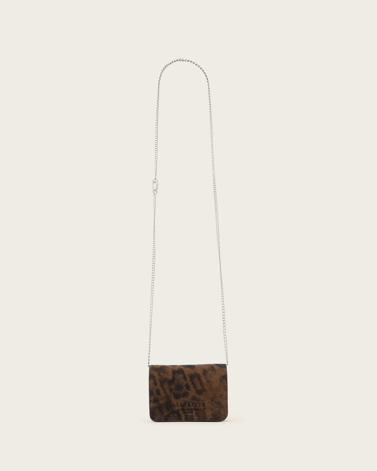 Honore Leopard Print Suede Crossbody Bag