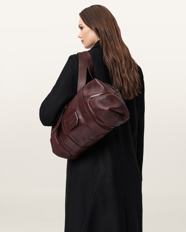 Ares Grain Leather Shoulder Bag