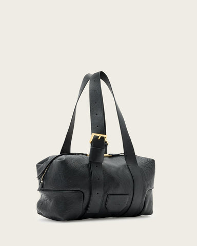 Ares Grain Leather Shoulder Bag