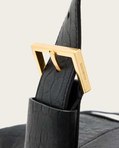 Ares Grain Leather Shoulder Bag