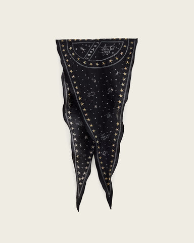 Jett Silk Skinny Scarf