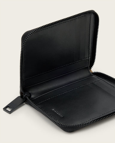 Lena Hex Zip Up Leather Wallet