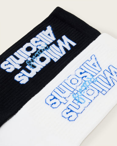 Williams X AllSaints Jacquard Socks 2 Pack