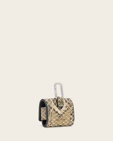 AIrpod Leather Snake Case