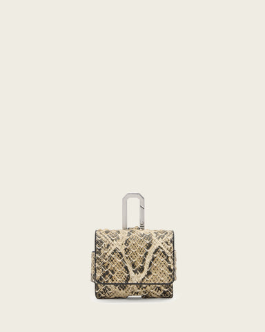 AIrpod Leather Snake Case