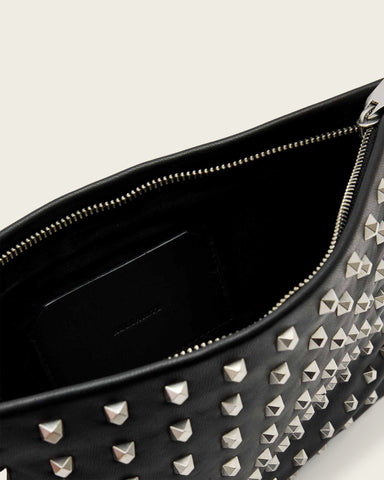 Bettina Embellished Leather Clutch