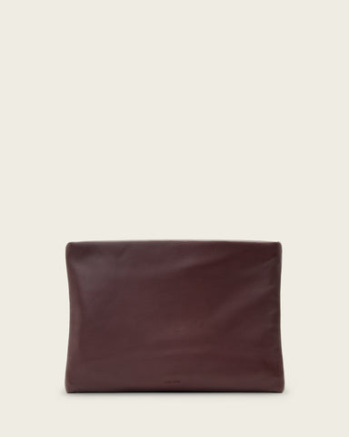 Bettina Leather Clutch Bag