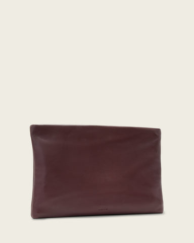 Bettina Leather Clutch Bag