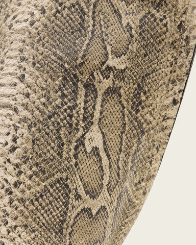 Ara Leather Snake Tote Bag