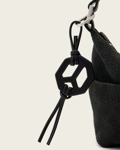 Leather Peace Keyring