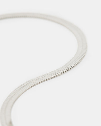 Snake Chain Fine Sterling Silver Bracelet