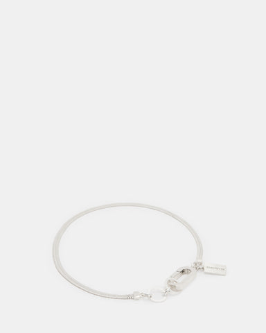 Snake Chain Fine Sterling Silver Bracelet