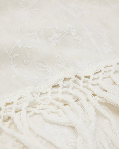 Otto Embroidered Ruana Scarf